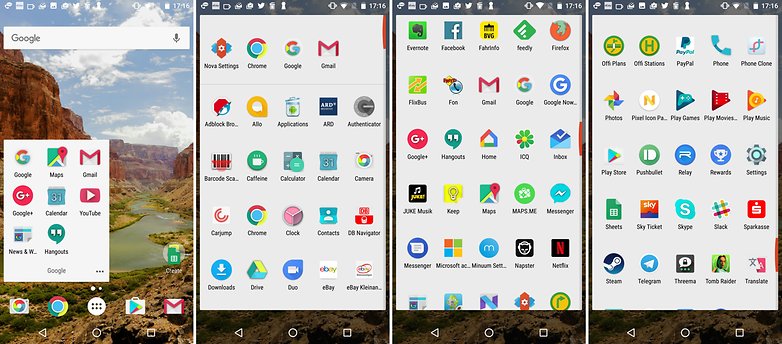 nougat icon pack