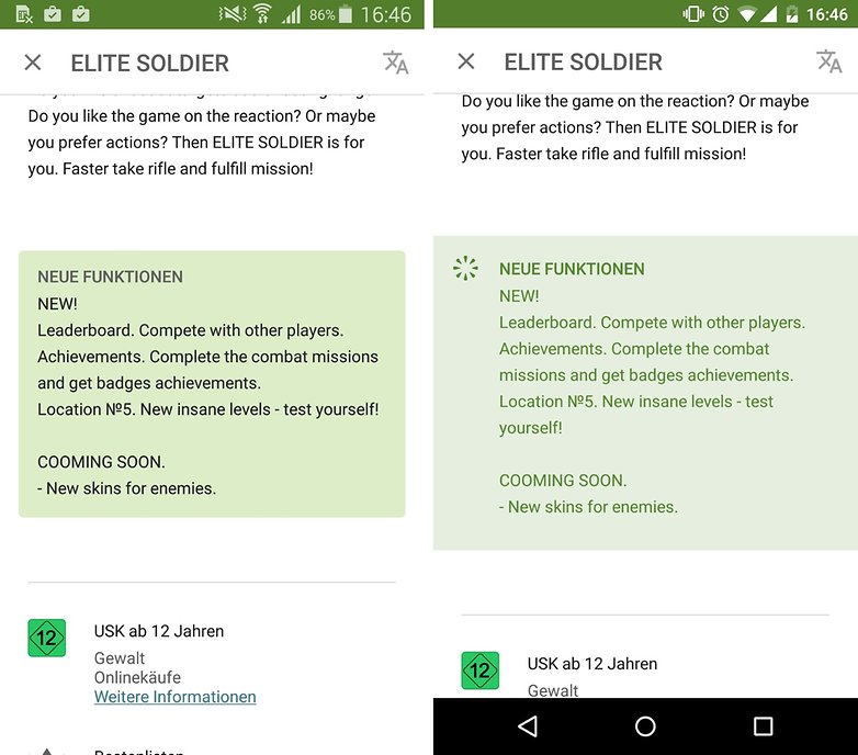 play store new changelog