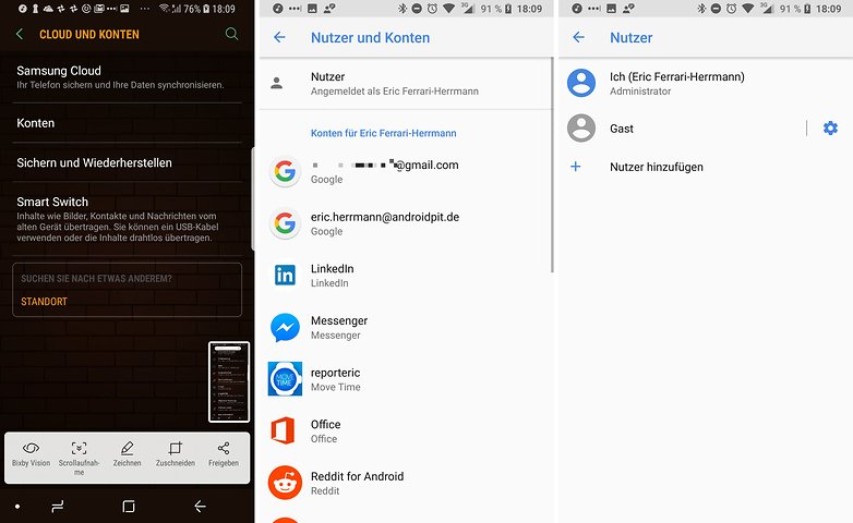 samsung experience 9 no multi user de
