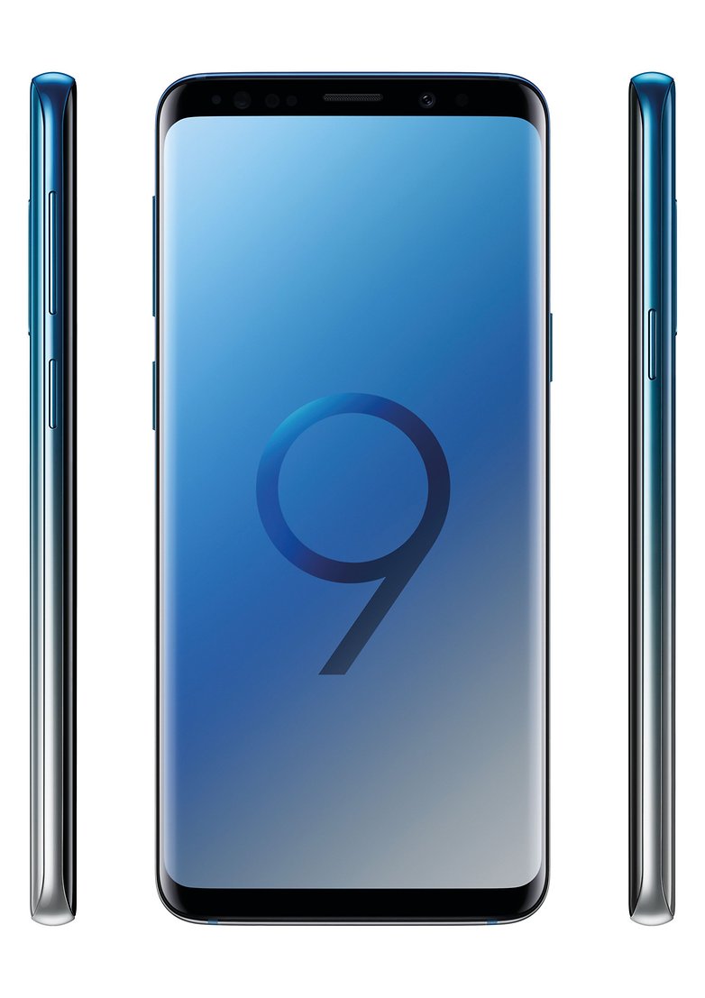 samsung galaxy s9 polaris blue sides
