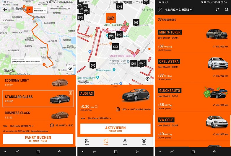 sixt app de mar 2019