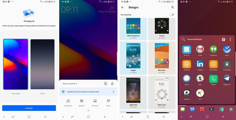 smart launcher 2018 de
