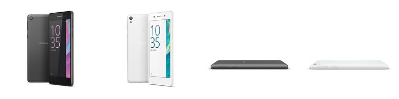 sony xperia e5 front side