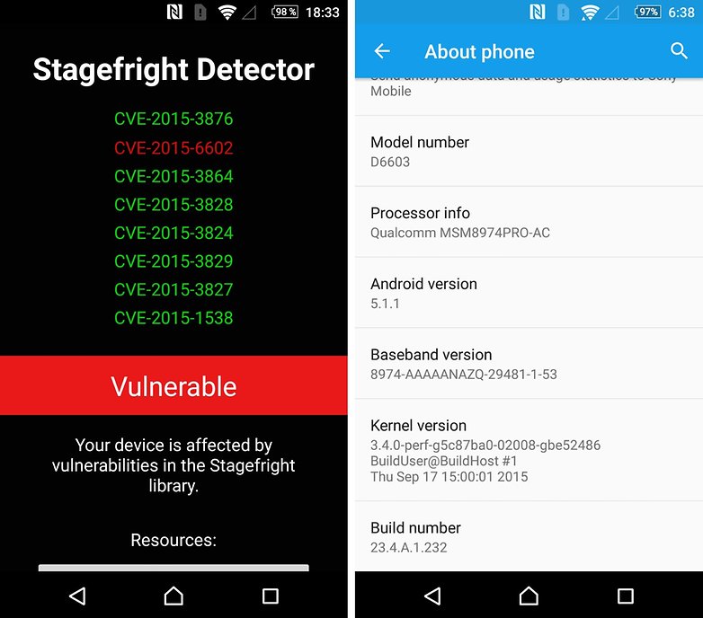 sony xperia stagefright 2 android update