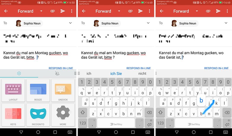 swiftkey keyboard screens