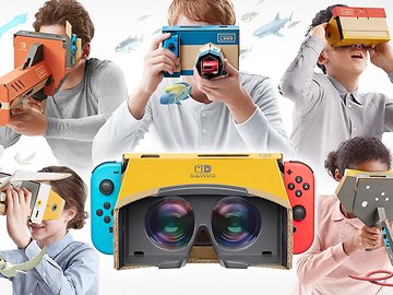 Nintendo apporte la VR &agrave; la Switch avec un casque en carton