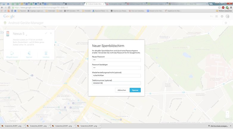 unlock phone forgot pattern device manager