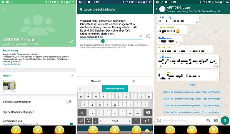 whatsapp beschreibungen 2018 jan