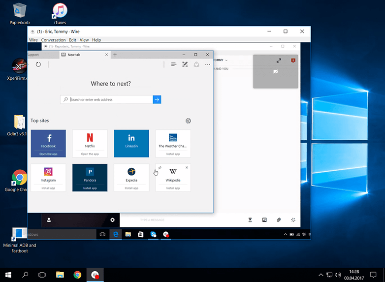 wire screenshare