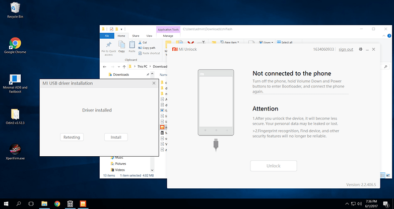 xiaomi mi 6 unlock bootloader