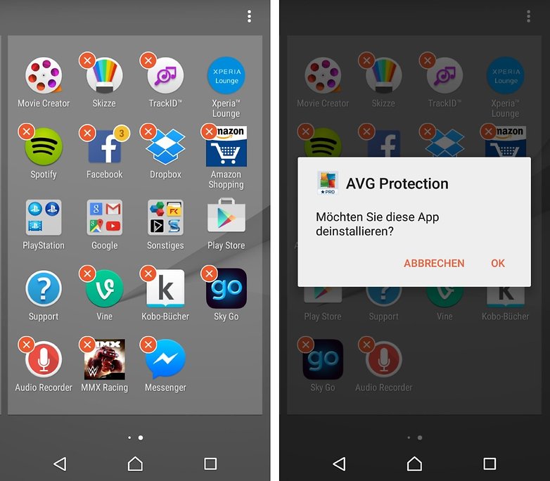 xperia Z5 bloatware compacta remove de