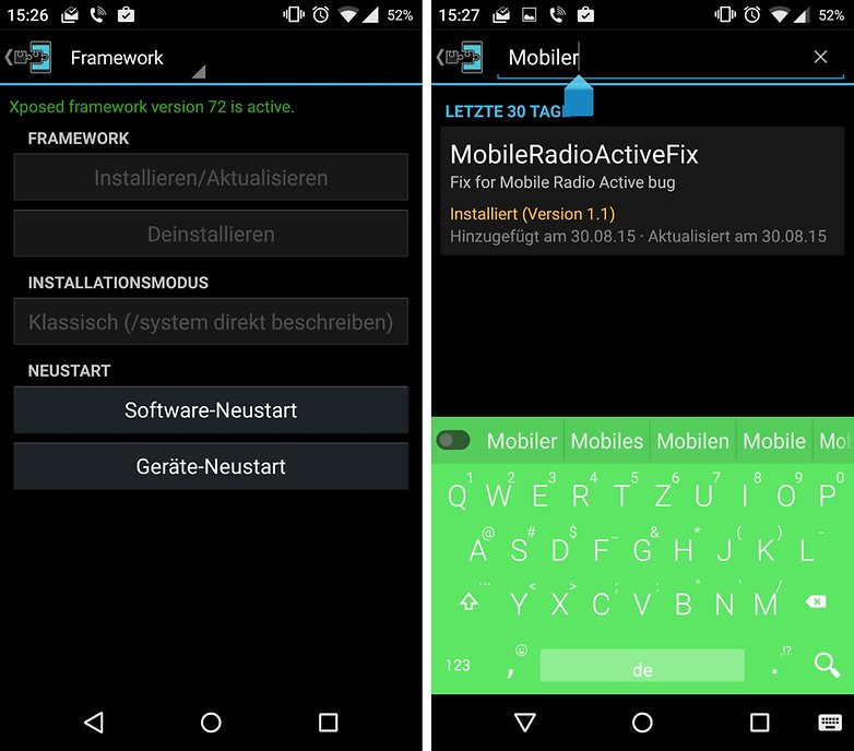 xposed framework installer de