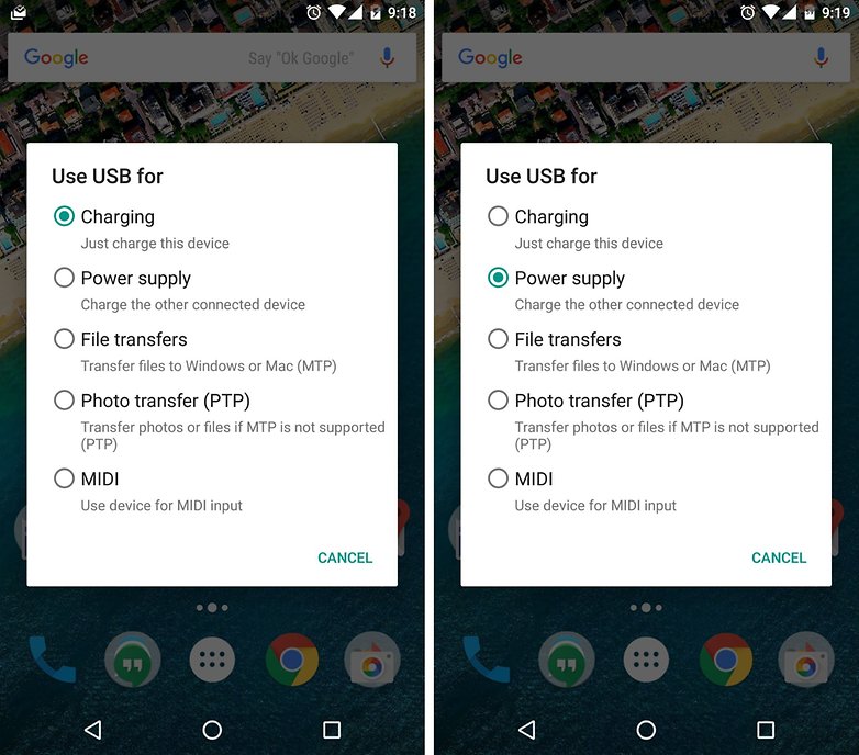 nexus 5x 6p power supply android marshmallow usb type c