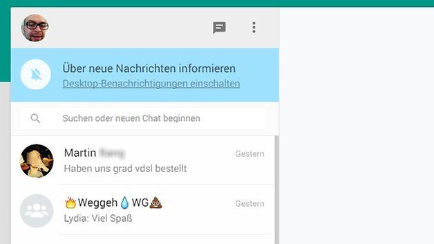 notifications whatsapp web de