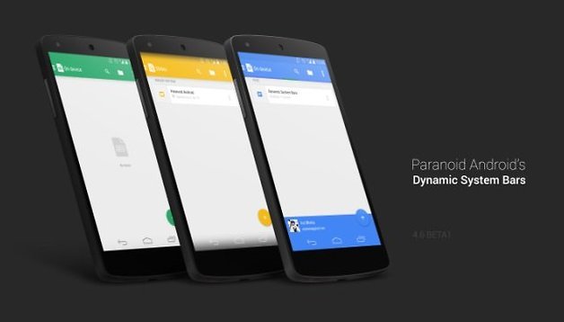 Paranoid Android 4.6, agora com cores