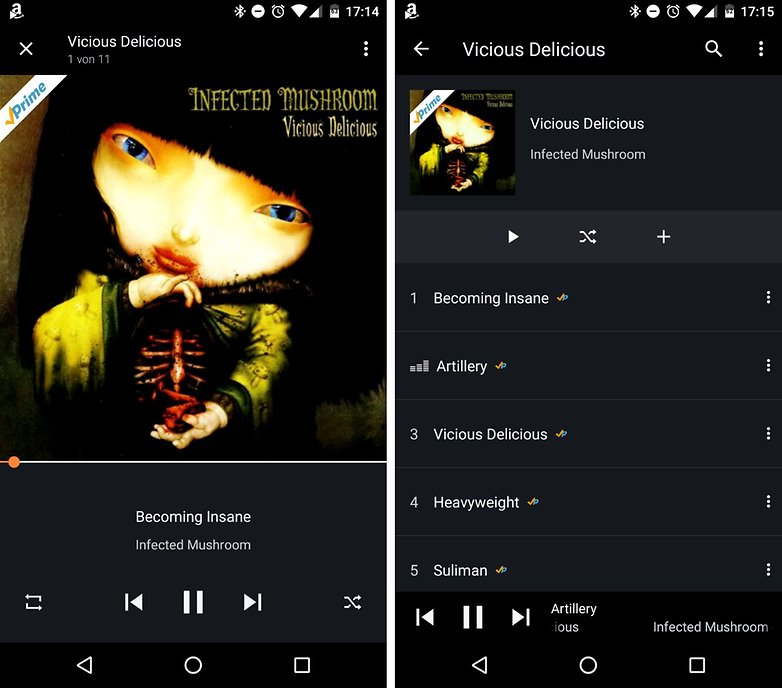 prime music playback de