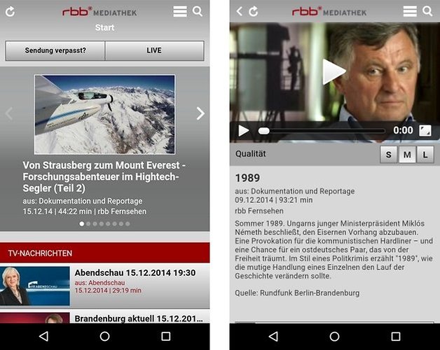 rbb mediathek app