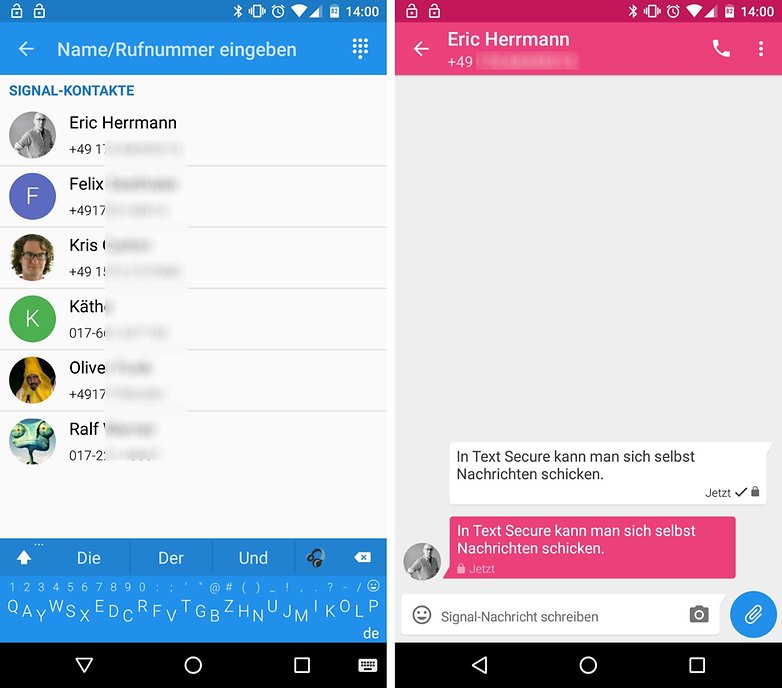 signal messenger de