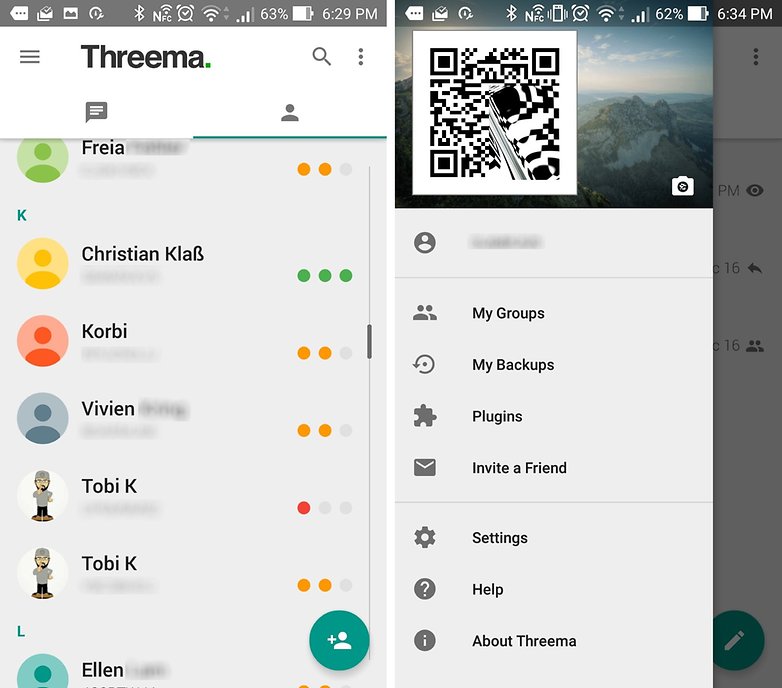 threema three dots