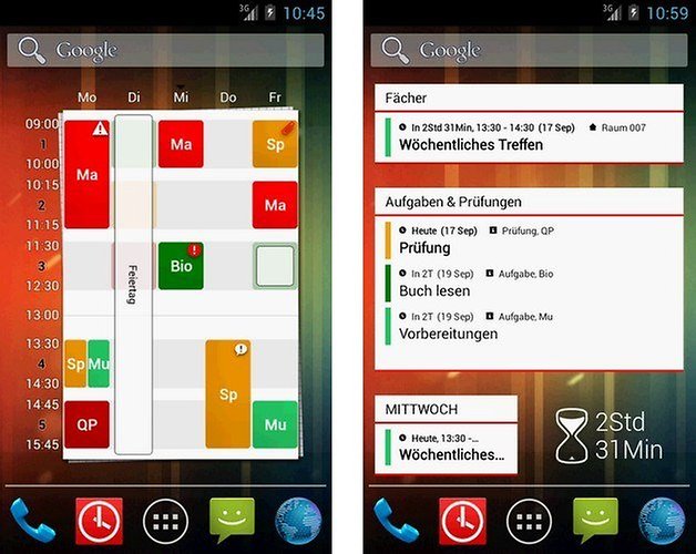 timetable plus plus widget