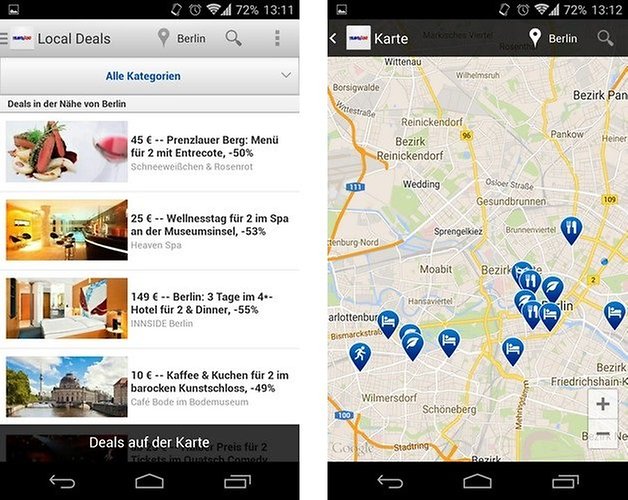 travelzoo deals map