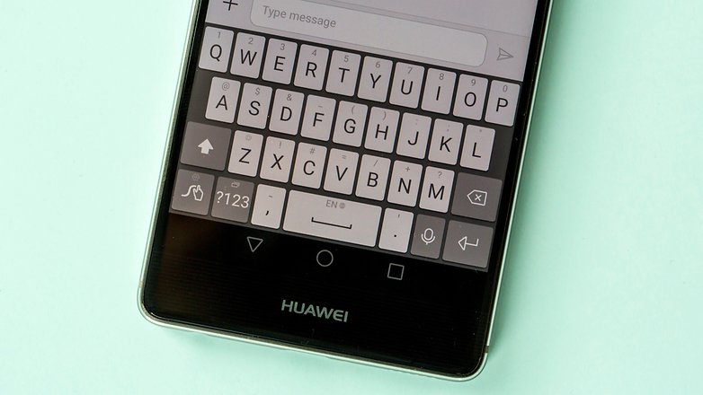 The Huawei keyboard is not as intuitive Swiftkey or Google Keyboard ...