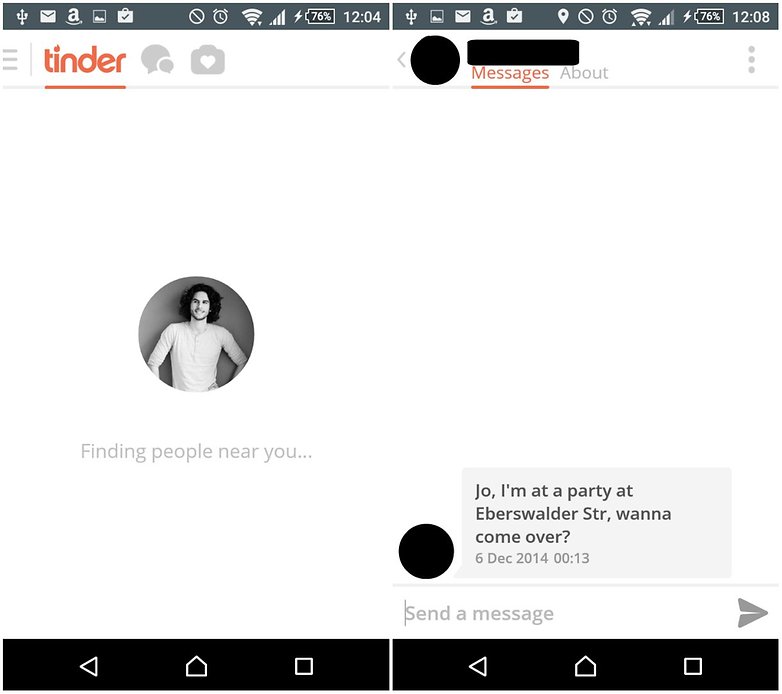 androidpit tinder love story screenshot
