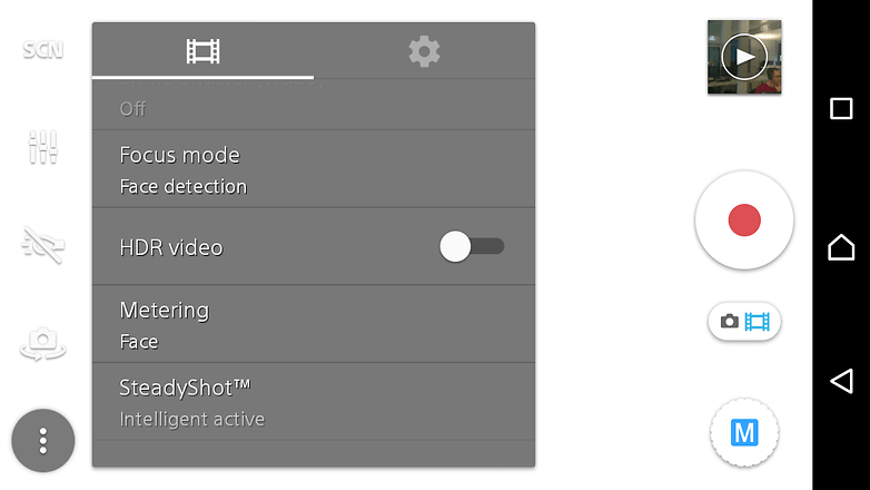 andoridpit hdr video settings screenshot