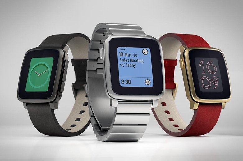 androidpit Pebble Time Steel