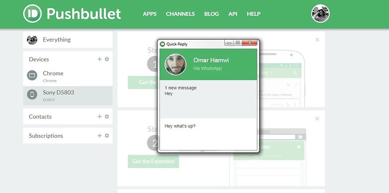 androidpit how to get whatsapp on pc pushbullet