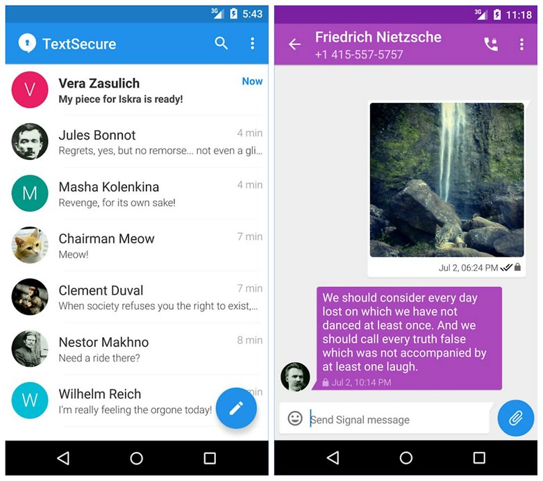 textsecure private messenger