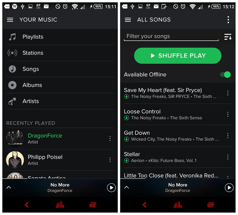 Spotify App Android Offline Mode