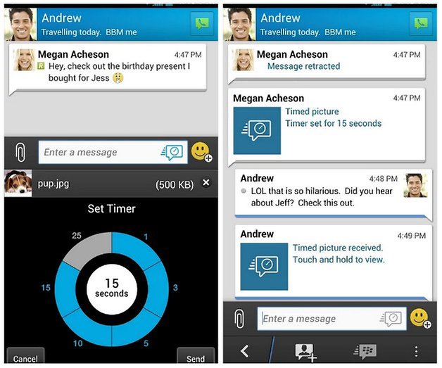 androidpit bbm messenger screenshot