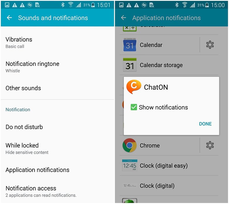 Notificações de dicas de bateria do androidpit galaxy s5