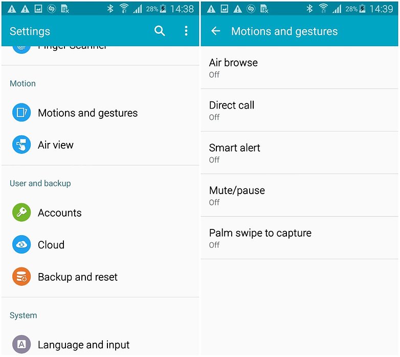 androidpit galaxy s5 dicas de bateria gestos inteligentes