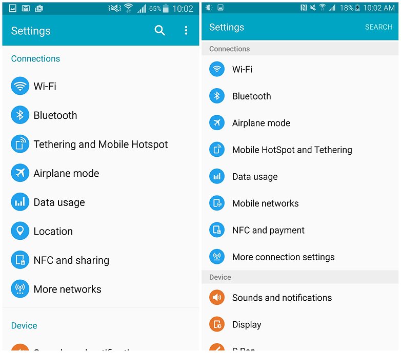 androidpit samsung touchwiz font size screenshot