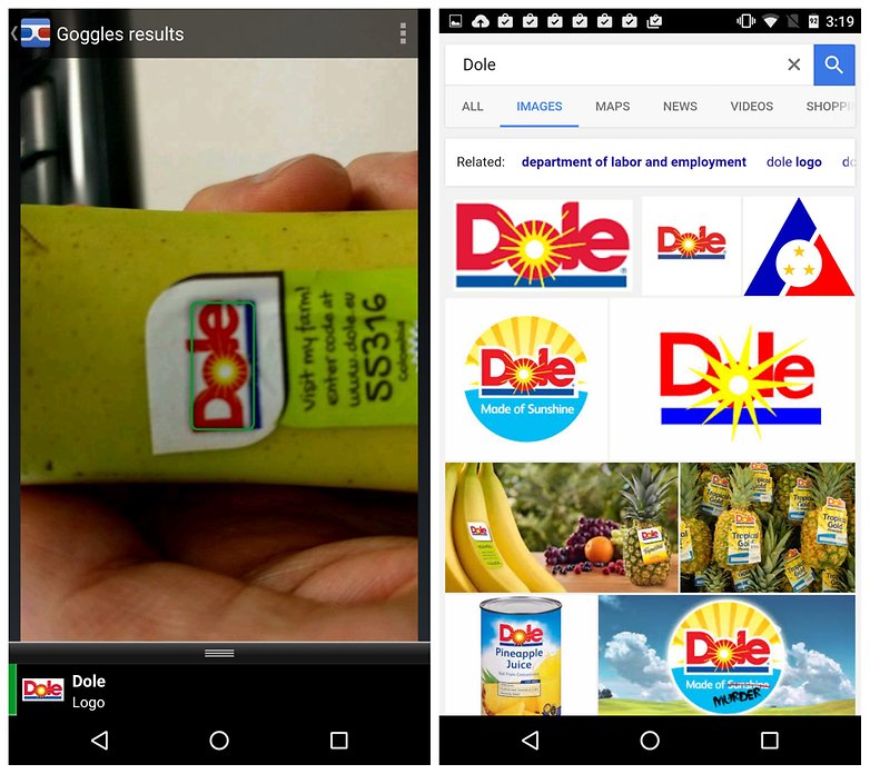 androidpit google goggles app