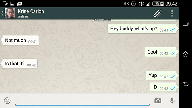 check marks not showing blue whatsapp