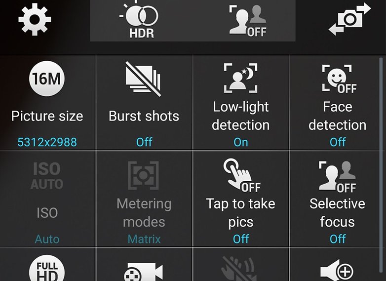 androidpit tap to take pictures