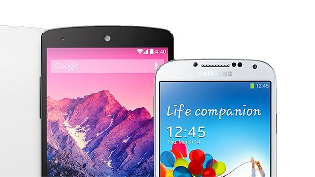 androidpit galaxy s4 vs nexus 6 teaser
