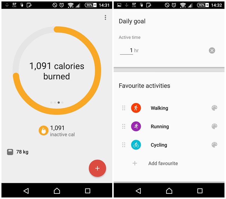 Android Fitness App