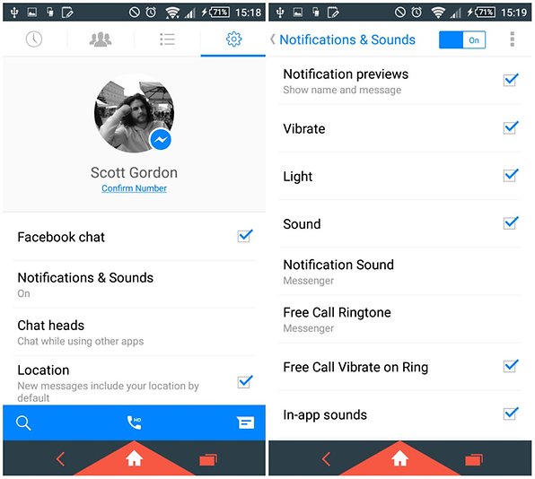 how to turn off email notifications for facebook messenger