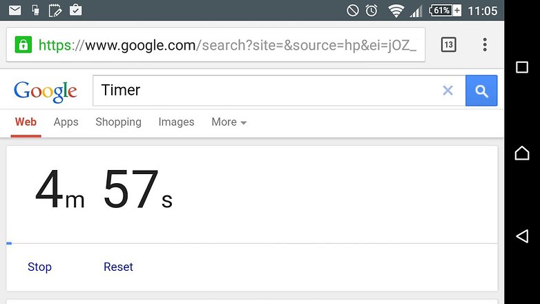 androidpit google search tips timer