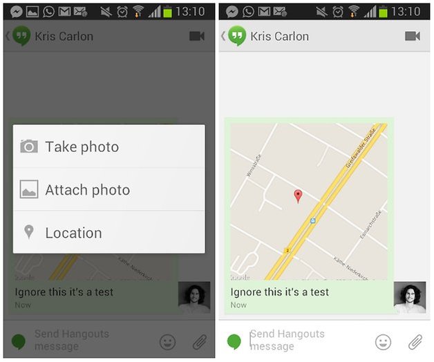 shared location android