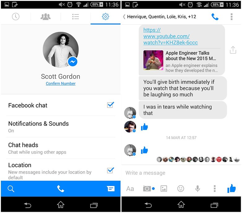 androidpit facebook messenger app screenshot 3