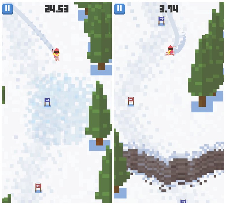 skiing yeti mountain screenshot