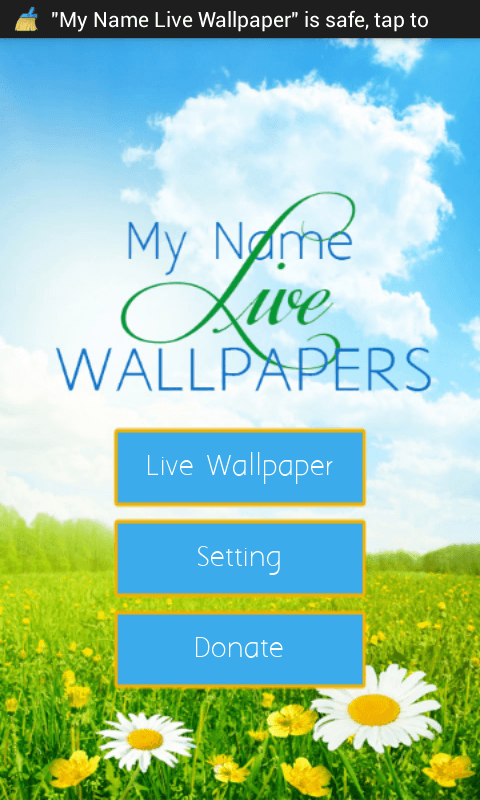 How to make a wallpaper deals with your name on it