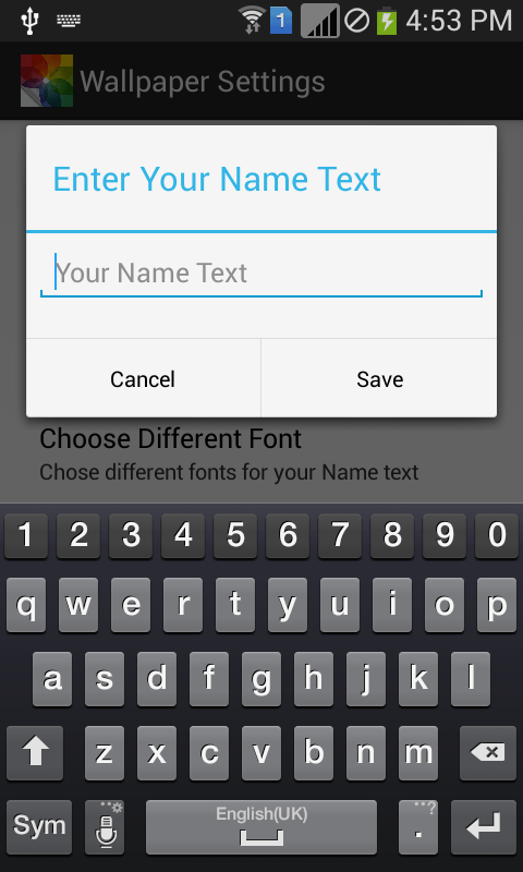 Free App My Name Live Wallpaper Write Your Or Desire Text On Nextpit Forum - Write Name On Wallpaper Mobile