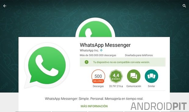 Cómo instalar WhatsApp en un tablet - AndroidPIT