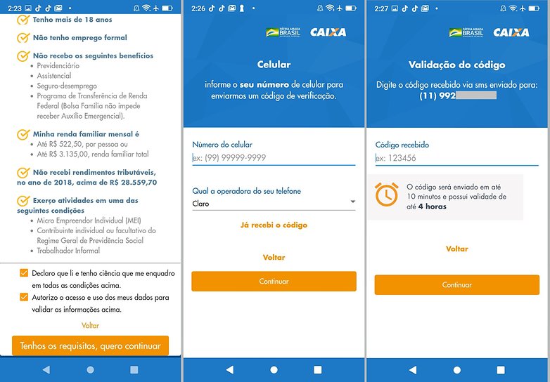 AUX EMER SMS